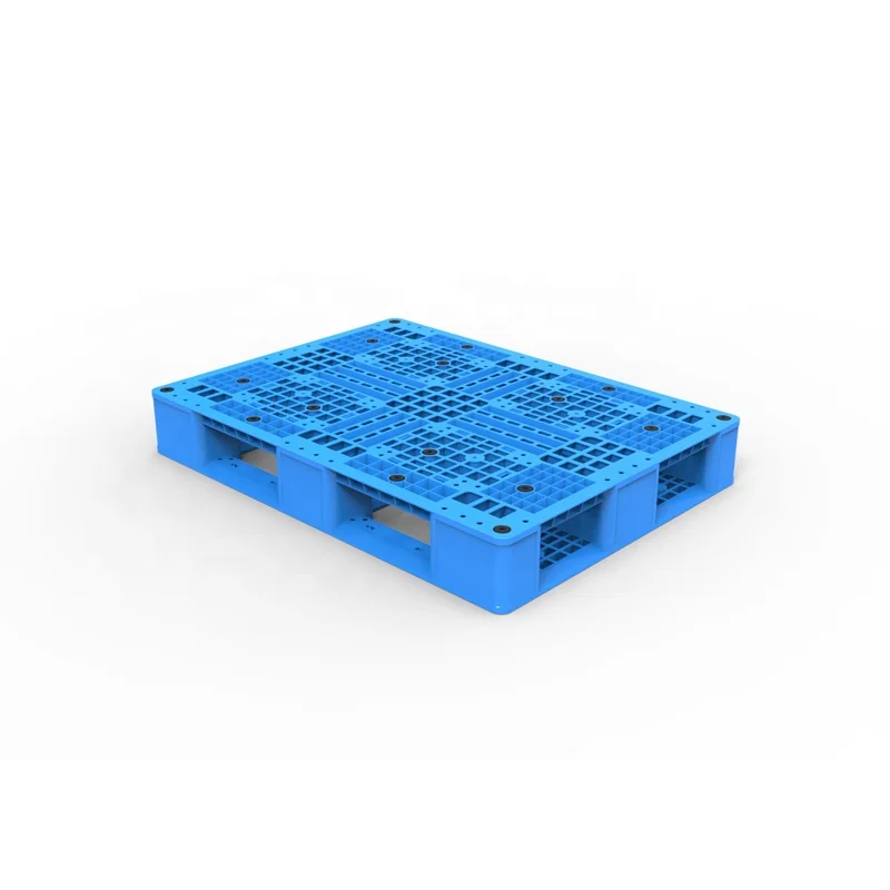 
 Сверхпрочный пластиковый поддон с открытым палубом, двухсторонний складской поддон для хранения, пластиковый поддон  