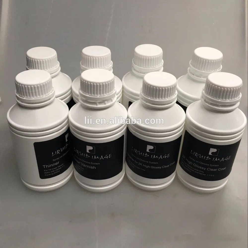 never yellowish chrome silver paint plating plastic machine technical training chrome spray machine chrome spray car painting