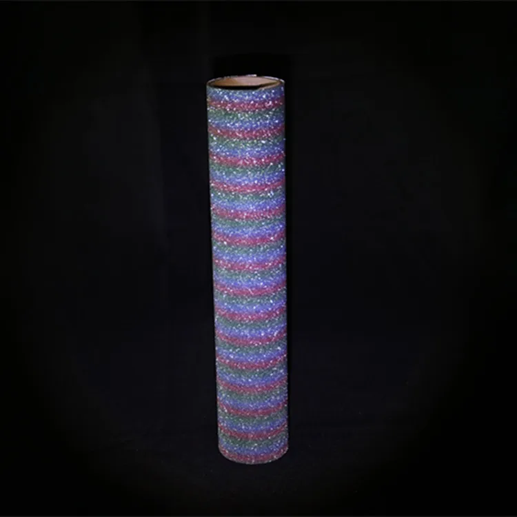 Cheap price PVC glitter thermal lamination film used for shoes and hand bags