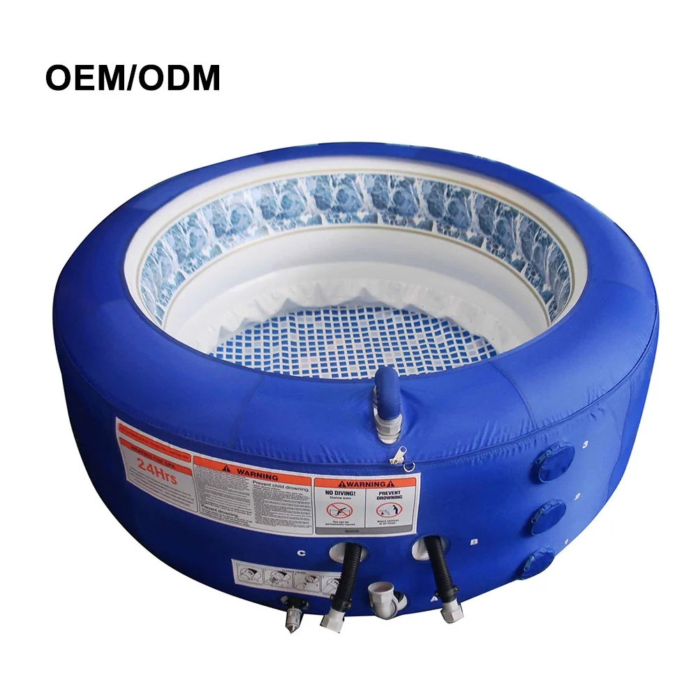 Пользовательская популярная круглая Ванна горячий Спа Надувная горячая спа ванна
