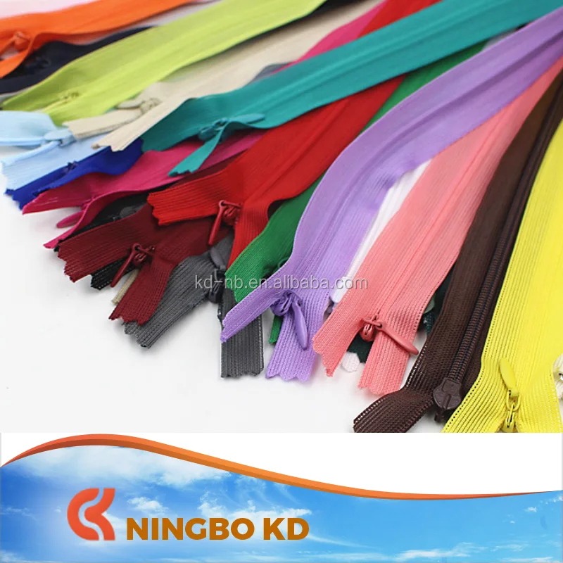 NO.3 Закрытая нейлоновая невидимая кружевная молния для продажи