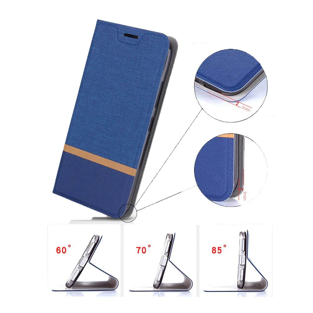 Luxury Gross Texture Wallet Card Holder Funda Leather Case