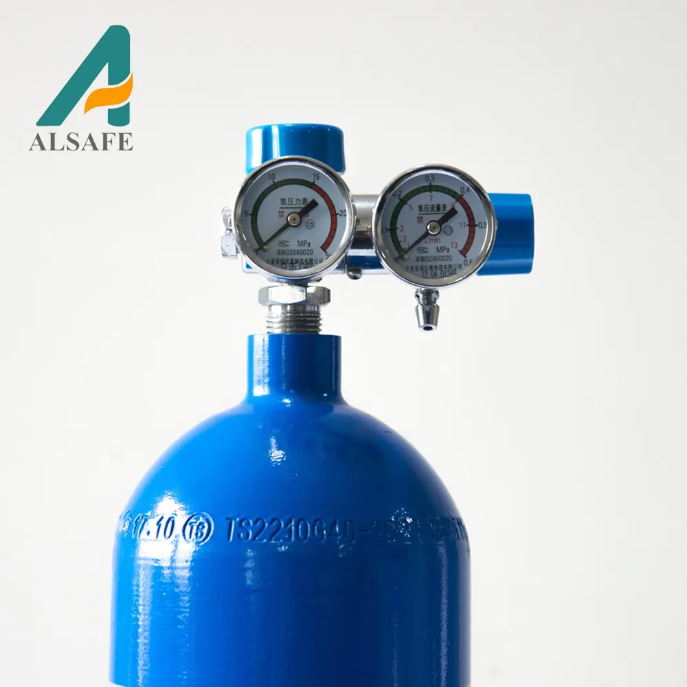 Factory price 240 cubic feet hospital oxygen gas cylinder