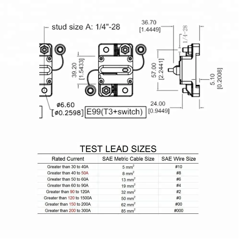 30 Amp Surface-Mount Circuit Breakers with Manual Reset for Car Truck Rv ATV Marine Trolling Motor 12V- 48V DC, Waterproof (30A)