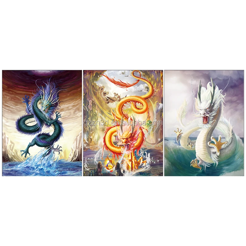 Stock Picture 30 x 40 cm , Lenticular 3D Flip Picture With PS Frame