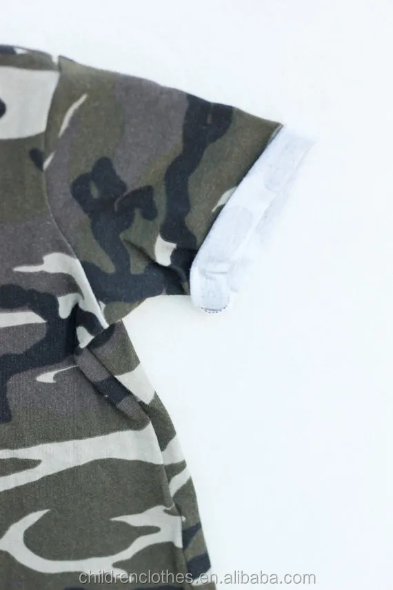 Rare 100% cotton baby clothes customised toddler wear organic boy military camouflage rompers
