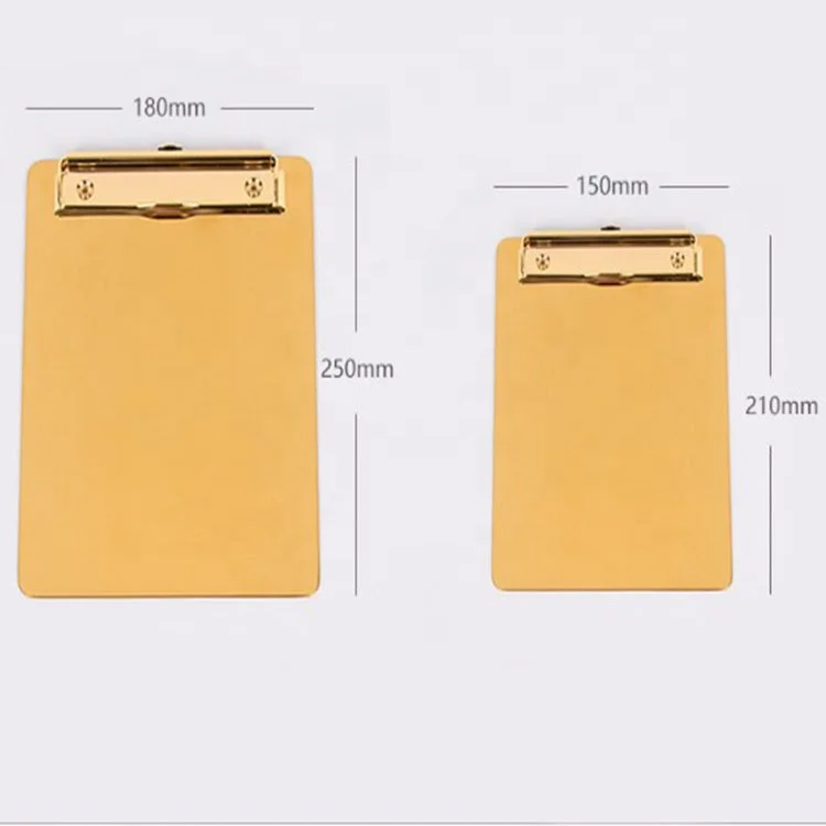 Гальванизированная титановая Золотая папка для хранения из нержавеющей стали