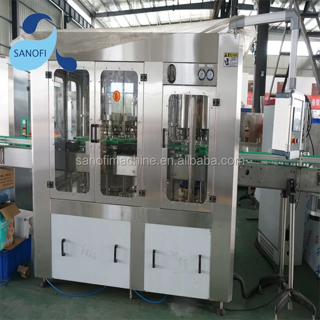 Automatic 500ml / 1L Carbonate Soda Drink Filling Machine