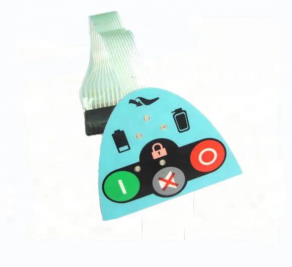 LED controller Standard  with metal dome, embossed buttons, connector, led and window ect keypad switch