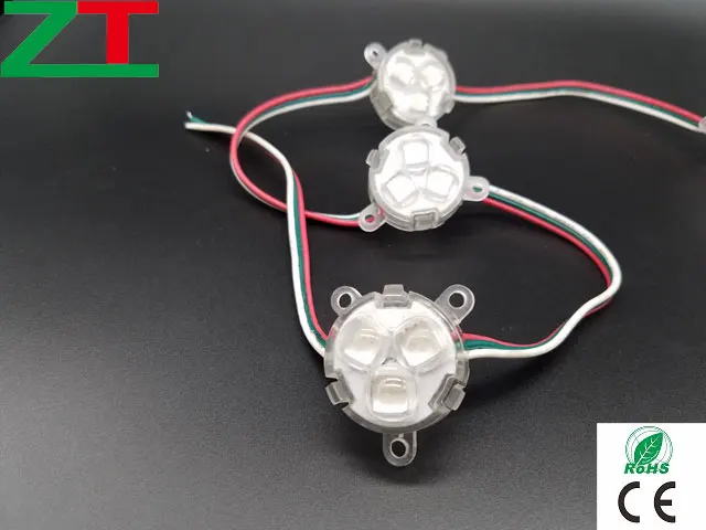 Уличный светильник RGB 30 мм IP65 12 В программируемый светодиодный пиксельный Точечный для строительства фасадов или развлекательных объектов