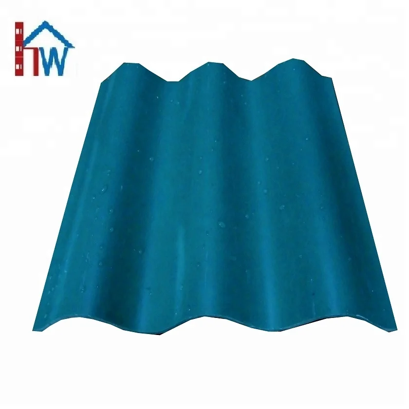 Sound proof \& heat proof plastic wave roof sheet upvc roofing sheet foshan