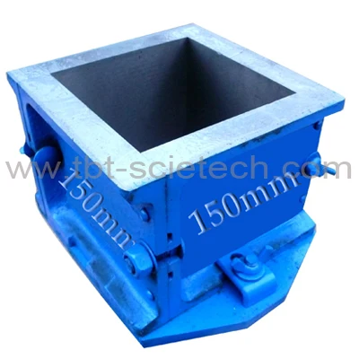Single 150mm cast iron Concrete Cube Moulds/cast iron moulds for concrete building block