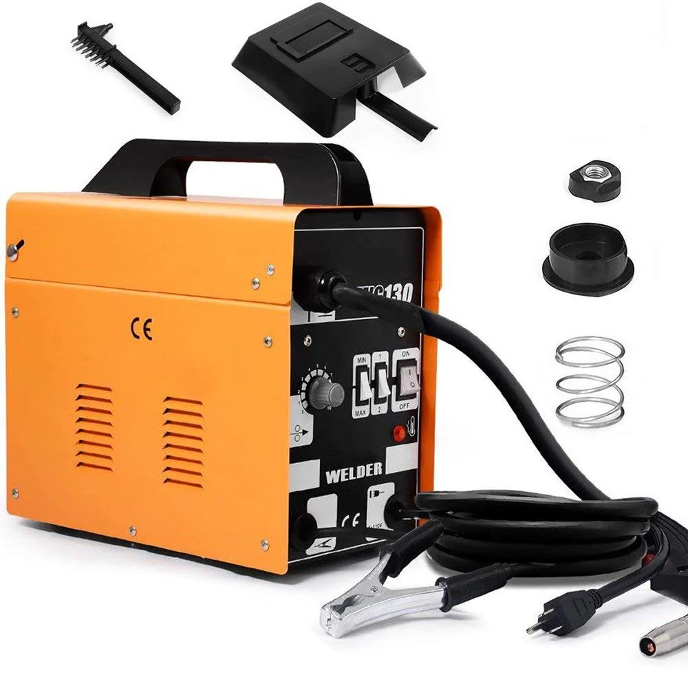 Rolwal Portable Electric AC Transformer Gas Gasless Co2 Arc Mag Mig Welding Plant Welder Machine 120 amp 130 amp MIG Welder