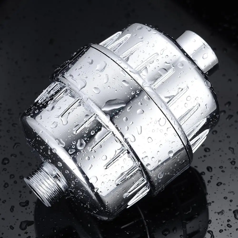 Amazon Hot Sale Universal 15 stages Activated Carbon KDF Vitamin C Baby Shower filter  Shower Water Purifier