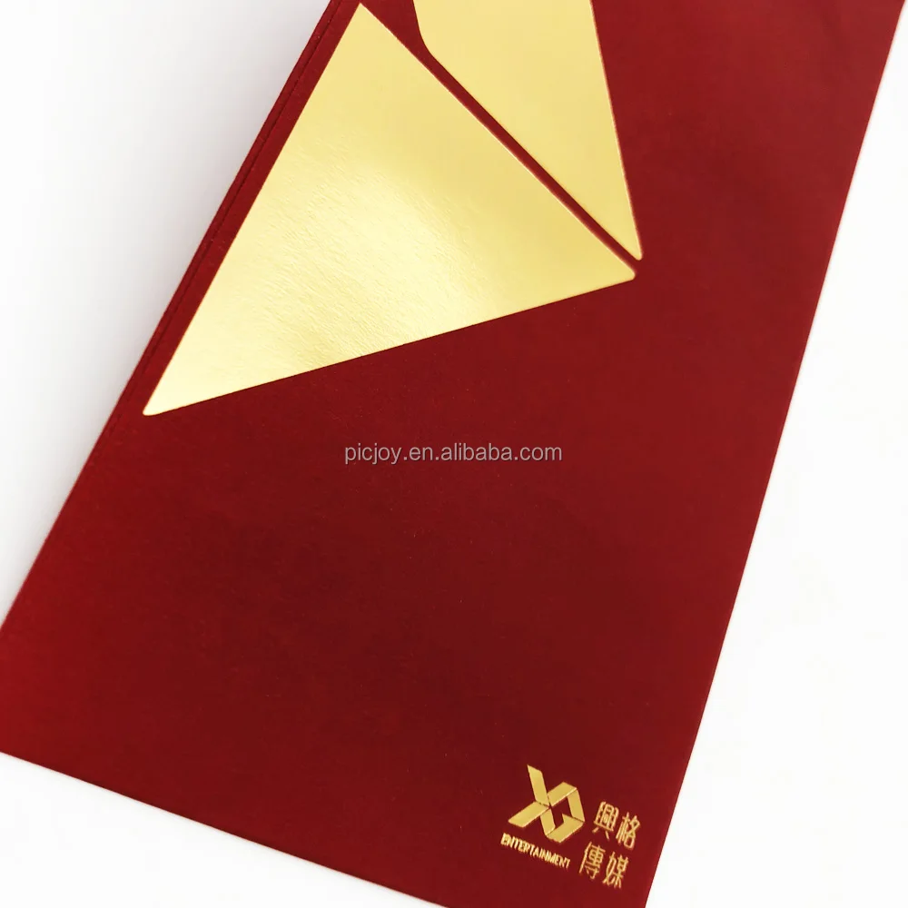 Wholesale custom made luxury gift card envelopes printing for corporate printing in shanghai