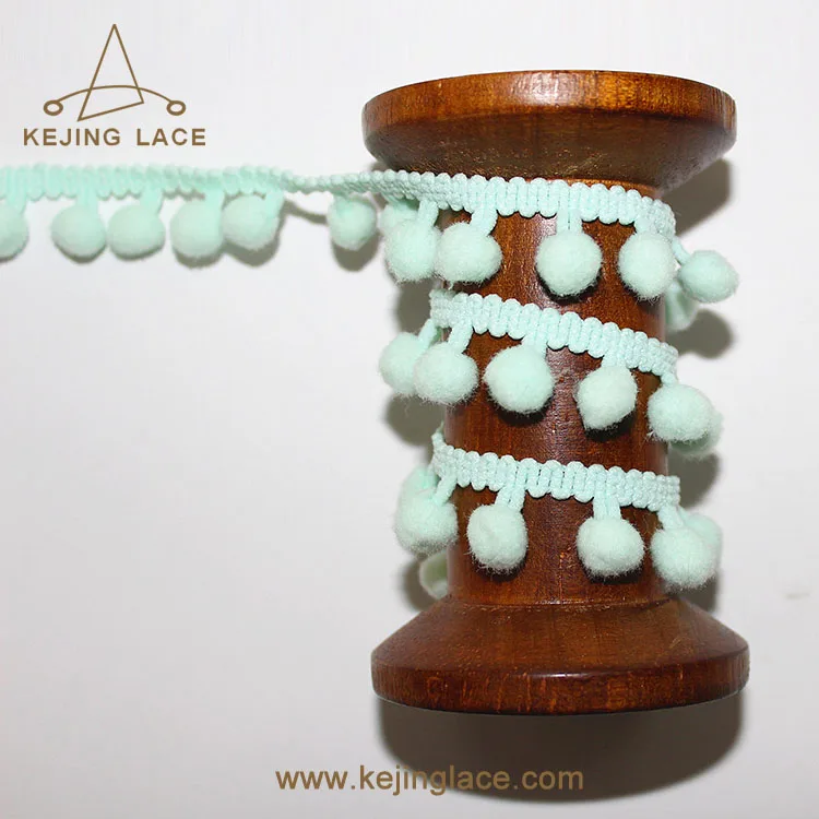 
Polyester Pom Pom Lace Trim 