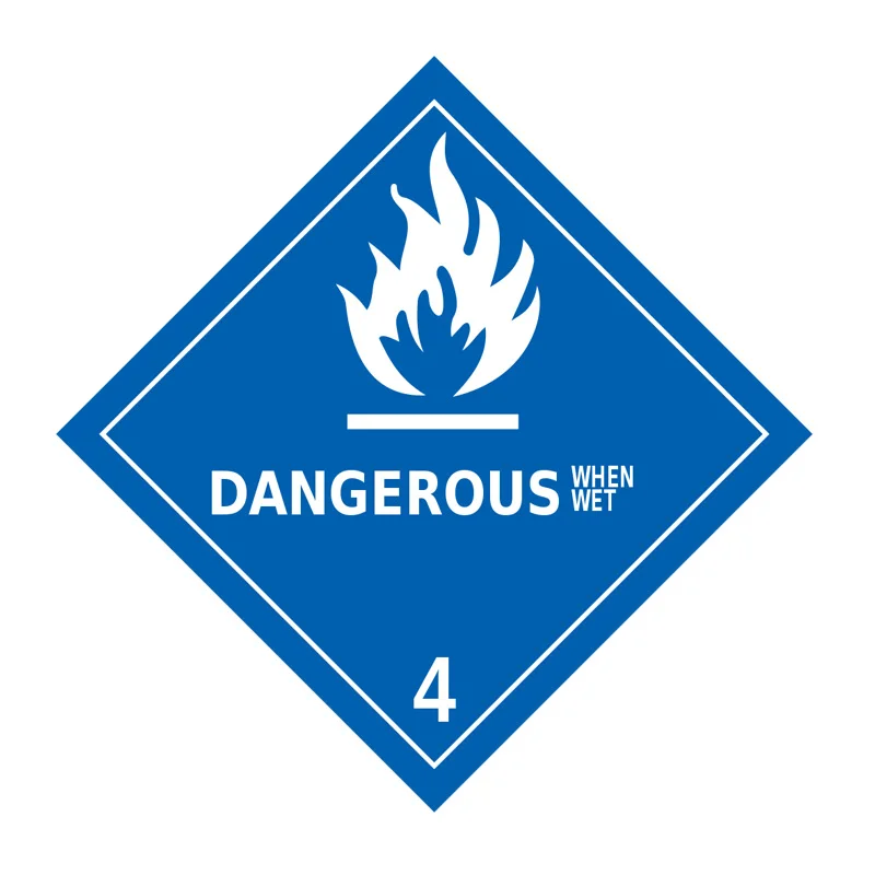 Hot sale high quality dangerous goods label sticker