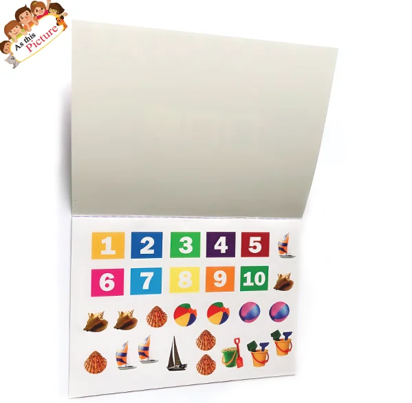 custom preschool children coloring board activity cardboard children book printing service