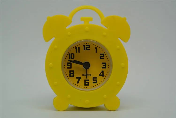 unbreakable silicone clock silent clock children alarm clock