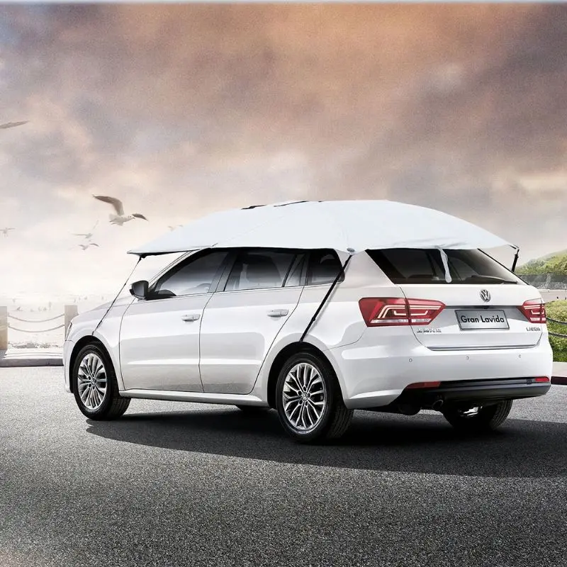 SUNCLOSE fastend на крыше водонепроницаемый караван покрытие автомобиля от солнца