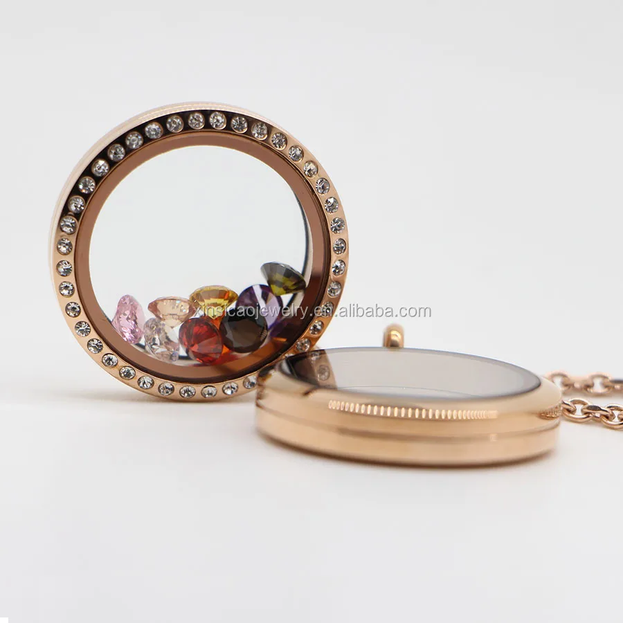 316 Stainless Steel Maze Design Floating Locket Glass Locket Memory Charm Locket Free Shipping Fee To USA