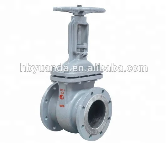 Russia/gost carbon steel wcb gate valve flange end PN16 Z41H-16C