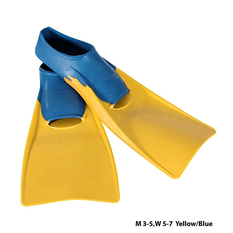 Long swim fins, Youth swim flippers, Rubber flippers
