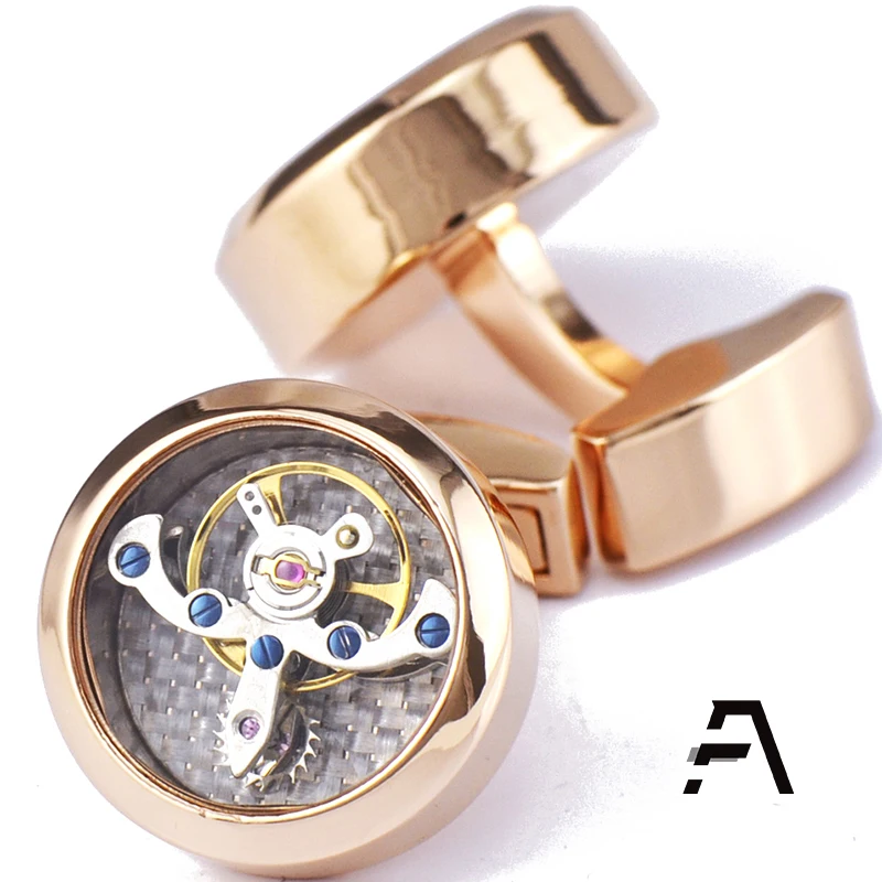 Серебряные запонки для мужских часов с турбийоном, оптовая продажа