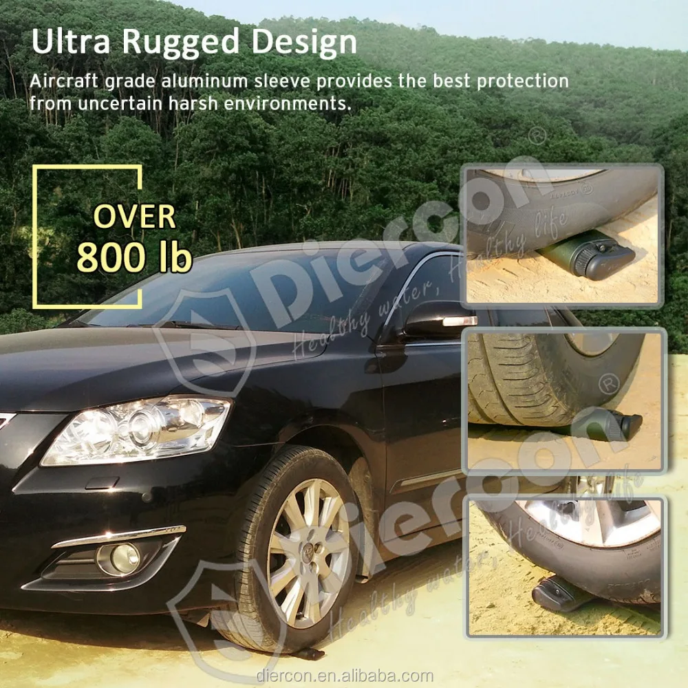 Diercon Outdoor Personal Water Purifier with Hollow Fiber UF Membrane Filter Portable Hiking Equipment (TW01)