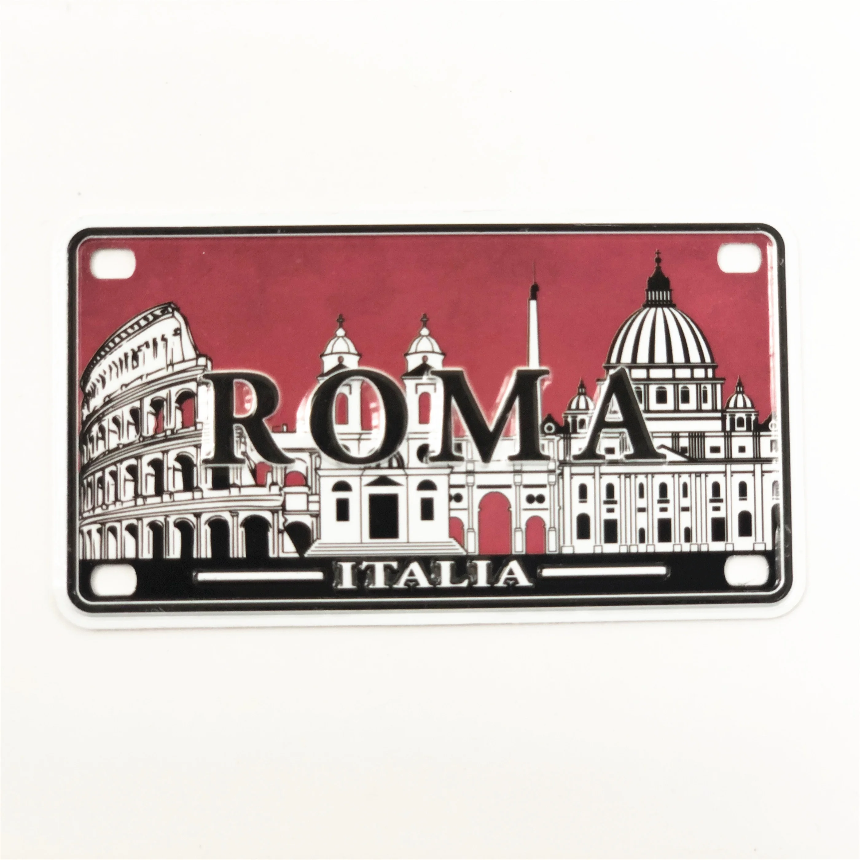 Custom Size Metal Aluminum Vehicle Car Auto License Plate Bike Number Plate Design Wholesale