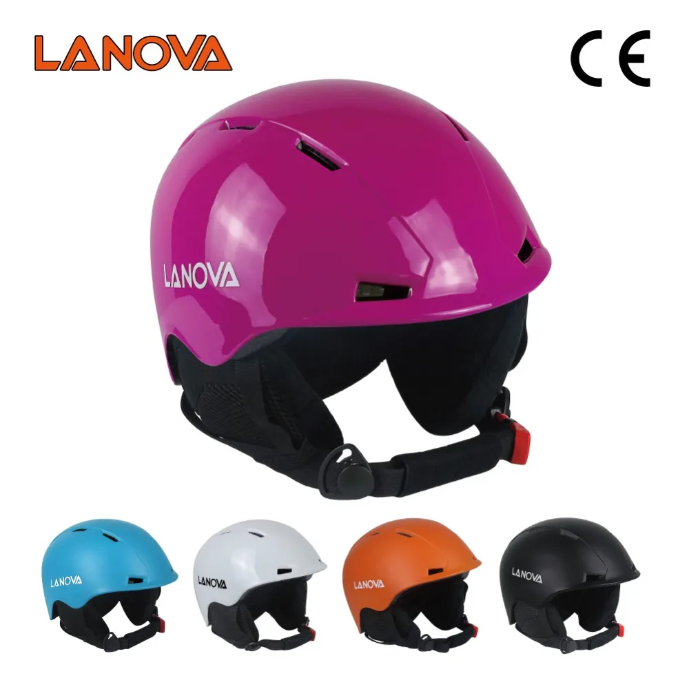 
Customized PC+EPS Adults And Kids In-mold Snowboard Helmet Skiing Helmet 