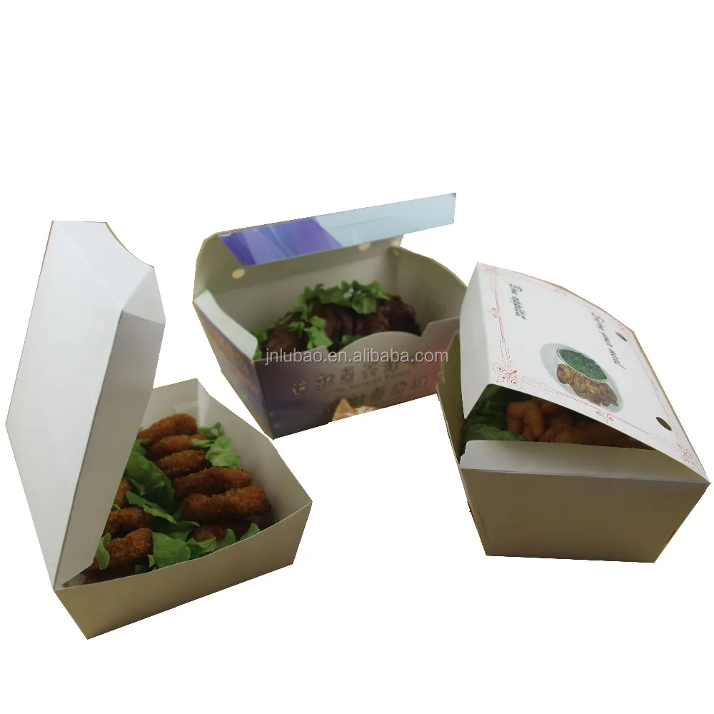 Disposable Paper Take Away Lunch Box with test report