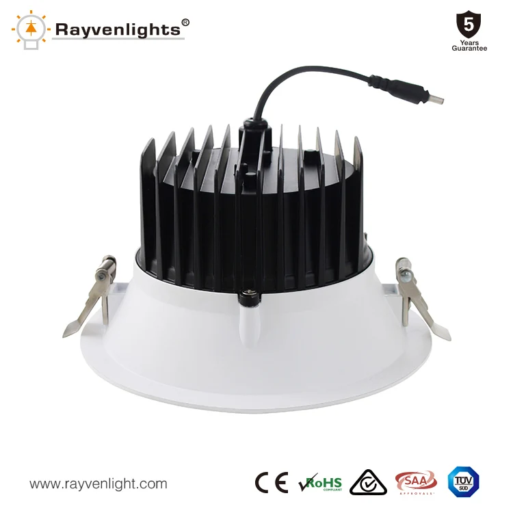 5 years warranty frameless led downlight UGR<19 anti-glare COB downlight 60 degree led light 6/8 inch 12-50W