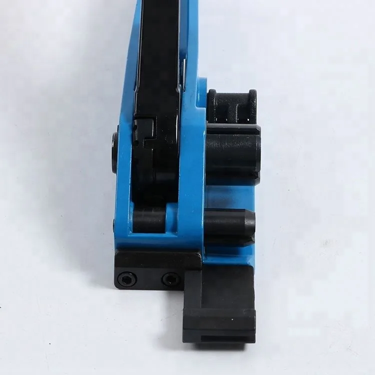 
coil packing with strapping type tensioner tool 