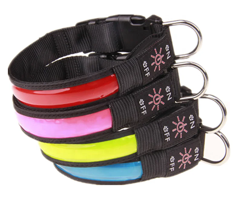 pet products Top-Quality Dog Collar,Led dog collar,USB Rechargeable Led Dog Collar
