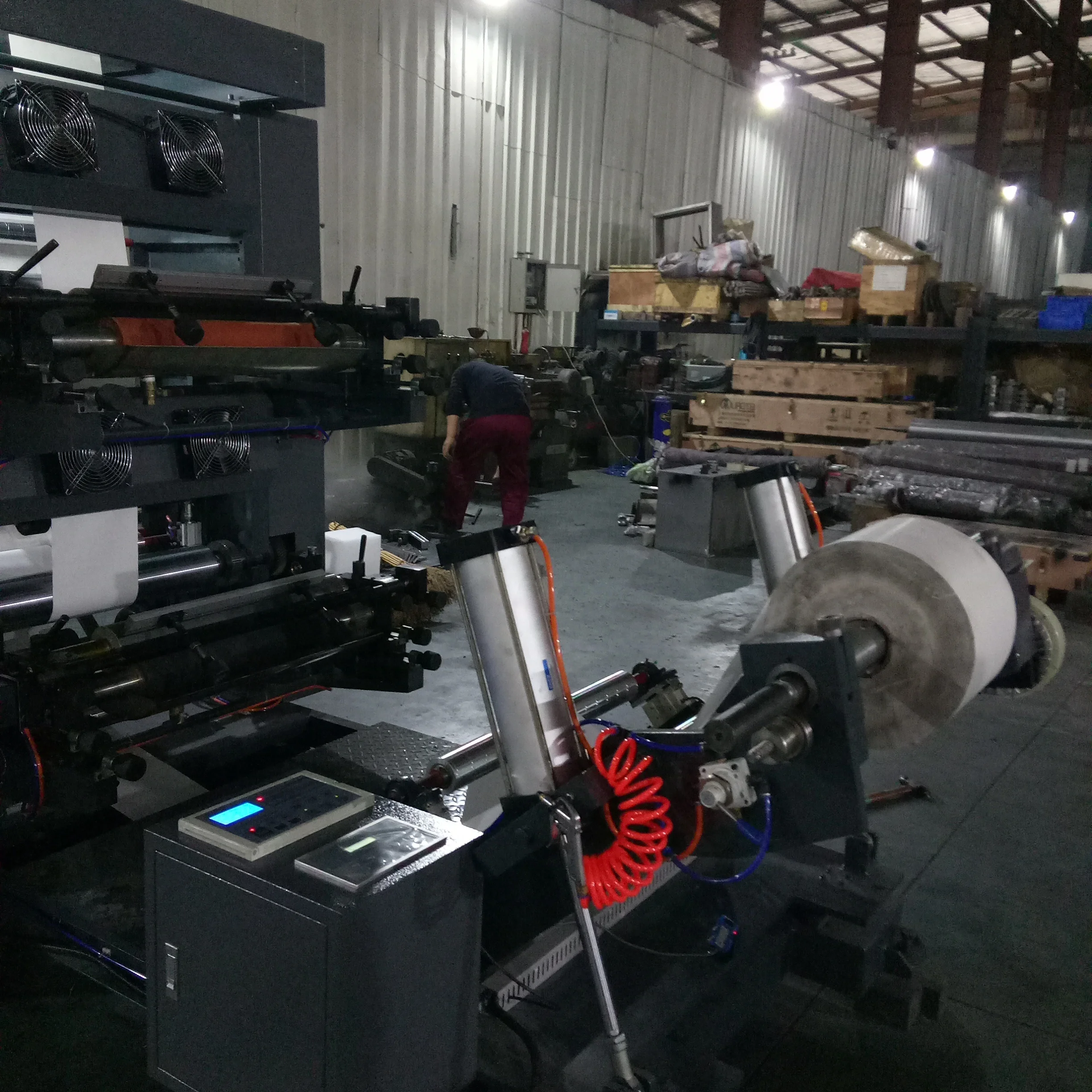 Letterpress Printing Machine For PE Film BOPP Film Flexo Printing Machine For Paper Roll Paper Cup Printer