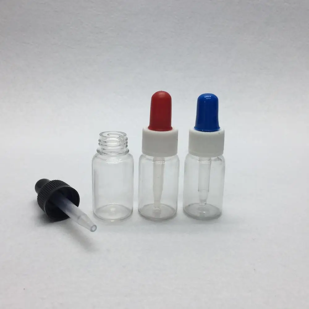 top selling PET plastic essential oil bottles 10 ml dropper bottle pipette