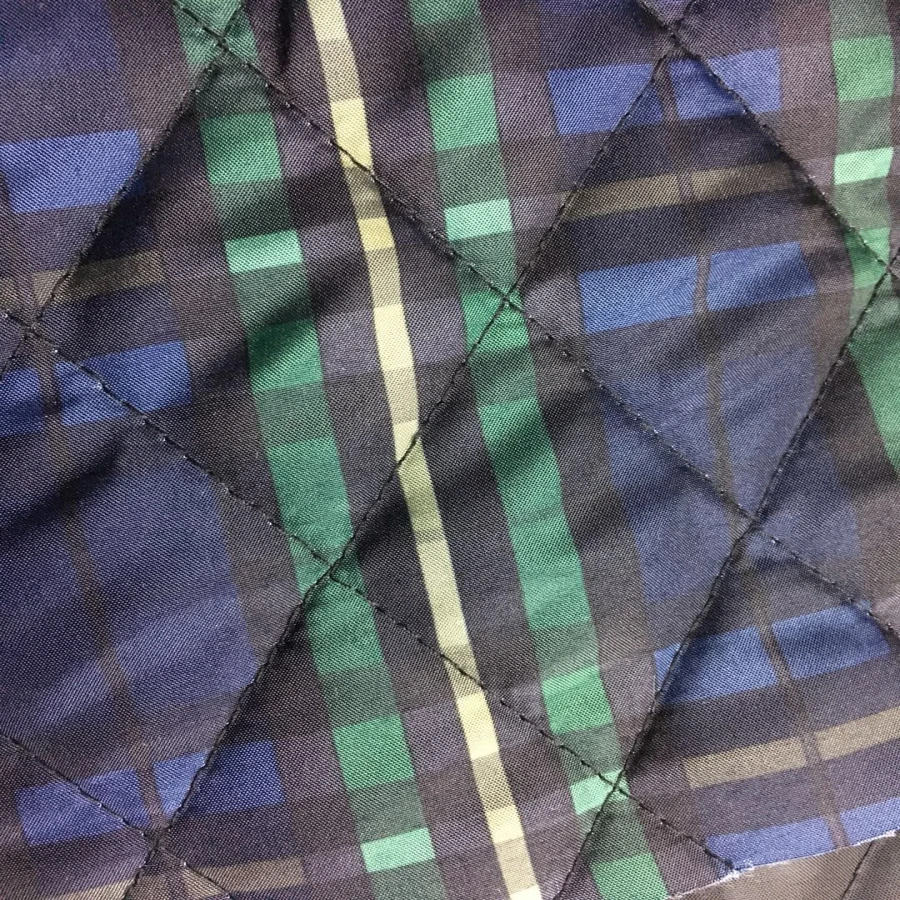 190t polyester taffeta quilted lining fabric/diamond quilted fabric for shirt and nylon jacket lining