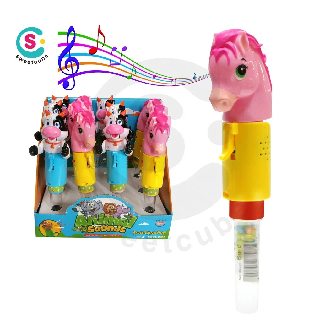 Sweetcube giggle Elephant cheap candy toy with music