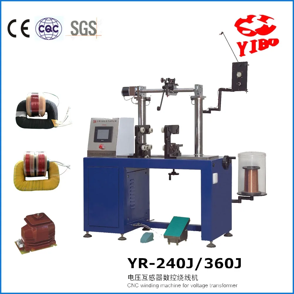 PT NEW Latest Voltage Transformer Toroidal Transformer Winding Machine Toroid Automatic Coil Winding Machine YR240J