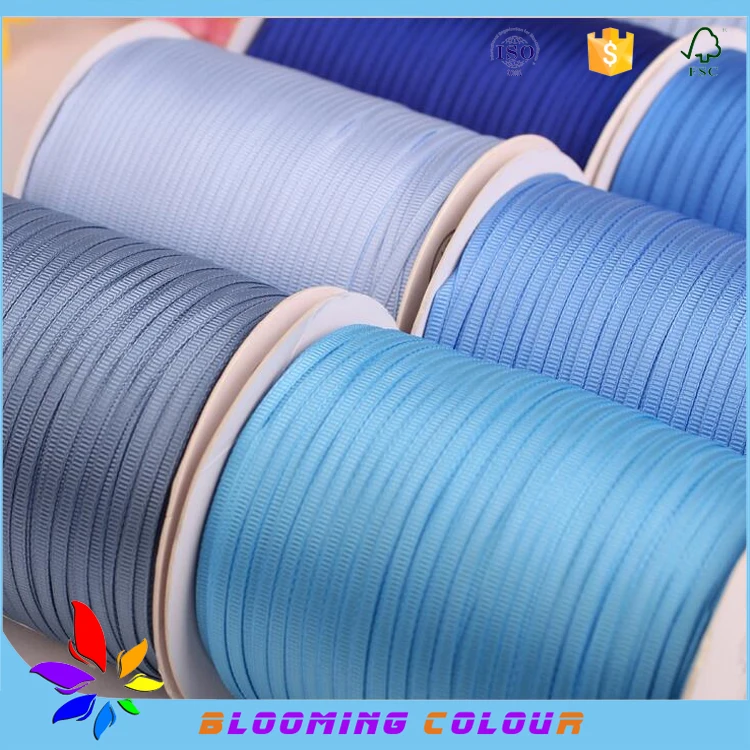 High end different colors polyester satin ribbon