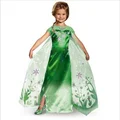 Retail New green Elsa Dress Summer 2015 elsa anna princess party vestido Dress Elsa fever Dress