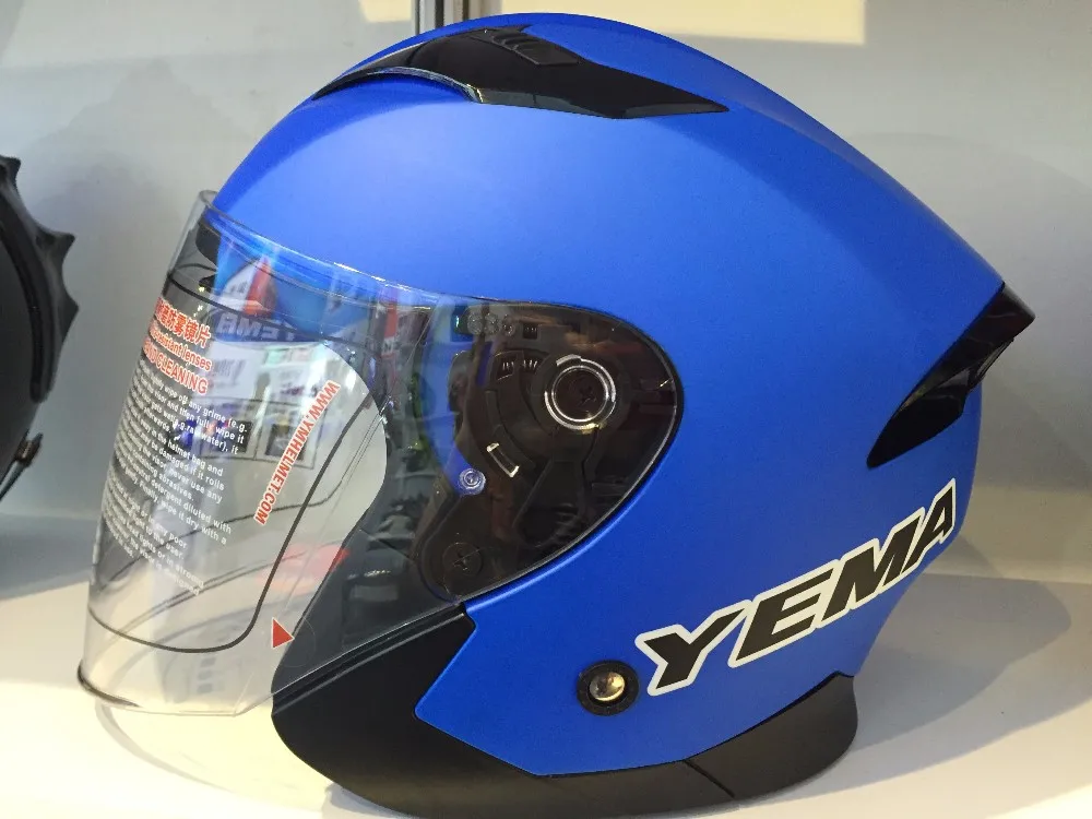 YM-630 vintage open face predator helmets casco motor lanxi yema helmet