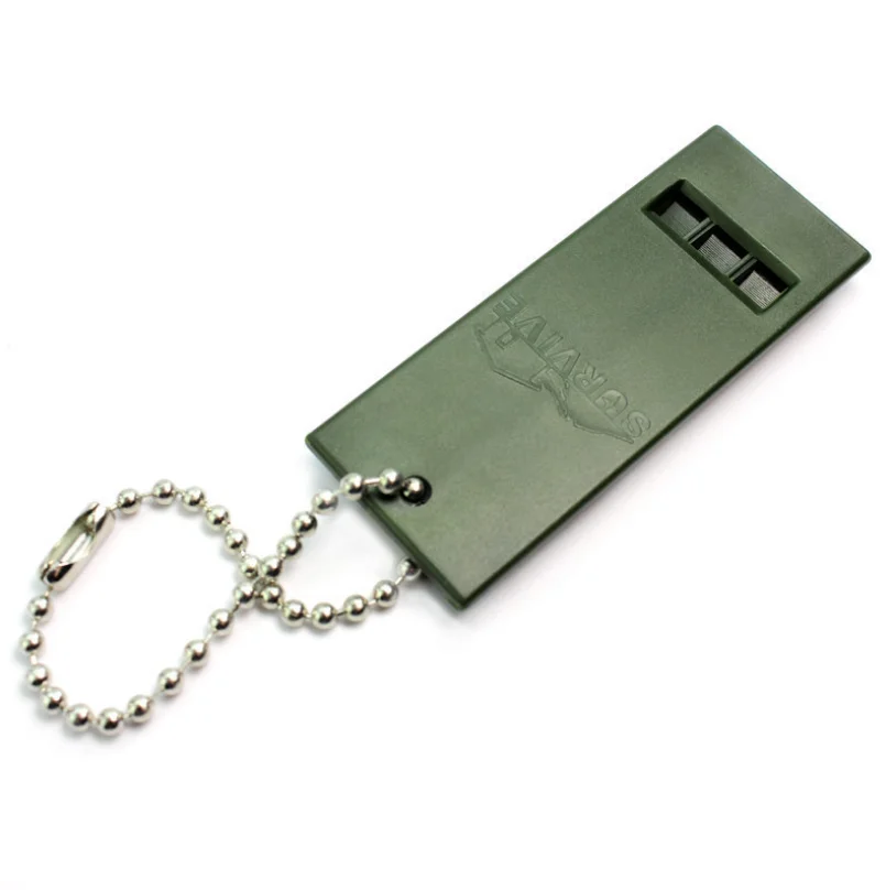 Outdoor Survival Whistle 3 holes Different Frequency High Decibel Life-saving Emergency Survival Whistle
