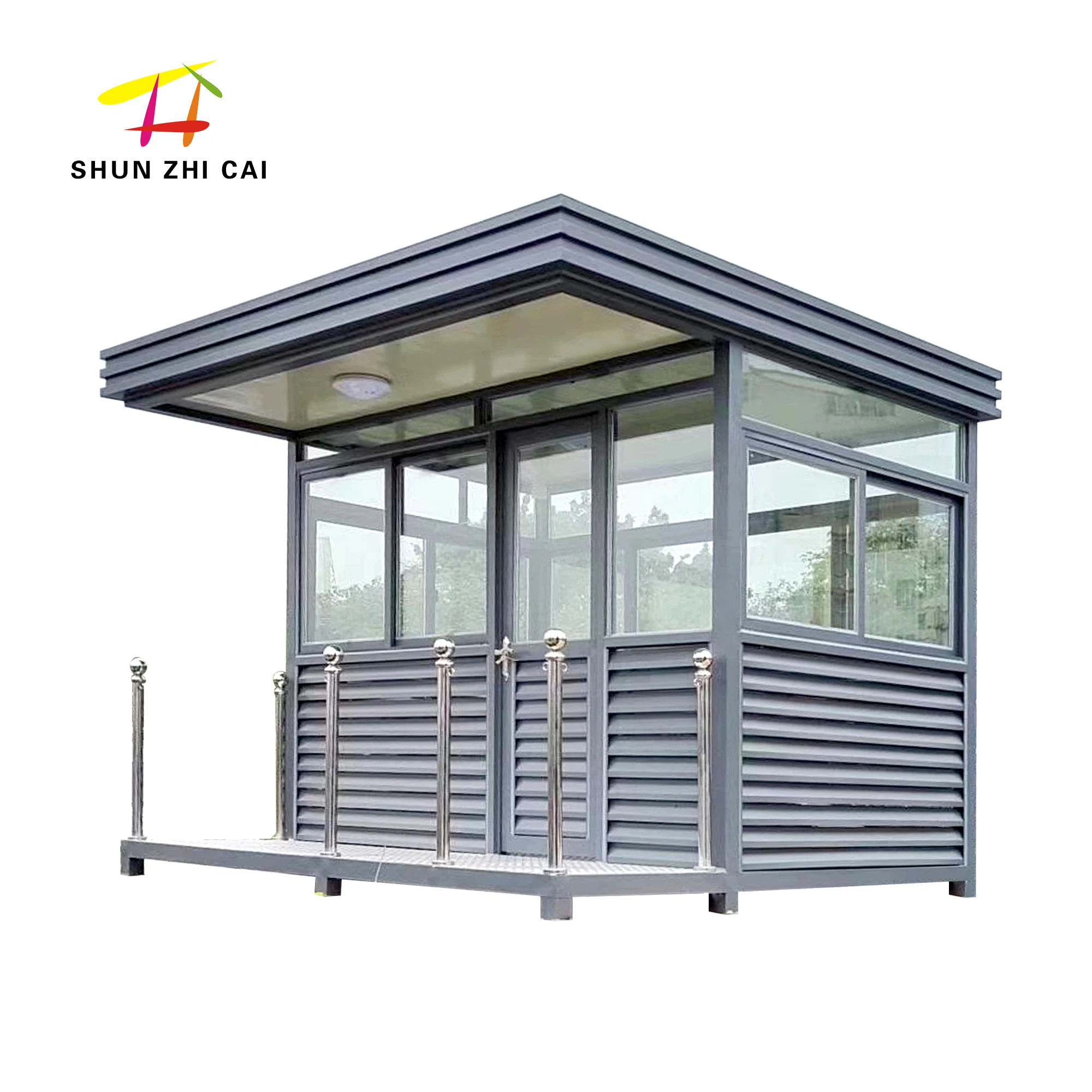 Wholesale factory stainless steel police security guard house for warehouse