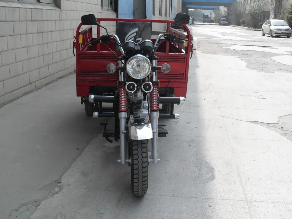 three wheel motorcycle with start battery,three cargo tricycle three wheel 150cc 200cc 250cc