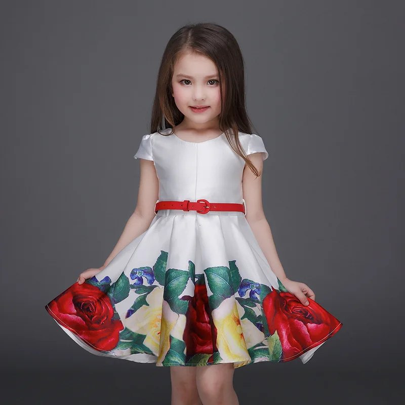 Online Shop China Children Princess Flower Dresses For Kids Girls Wholesale