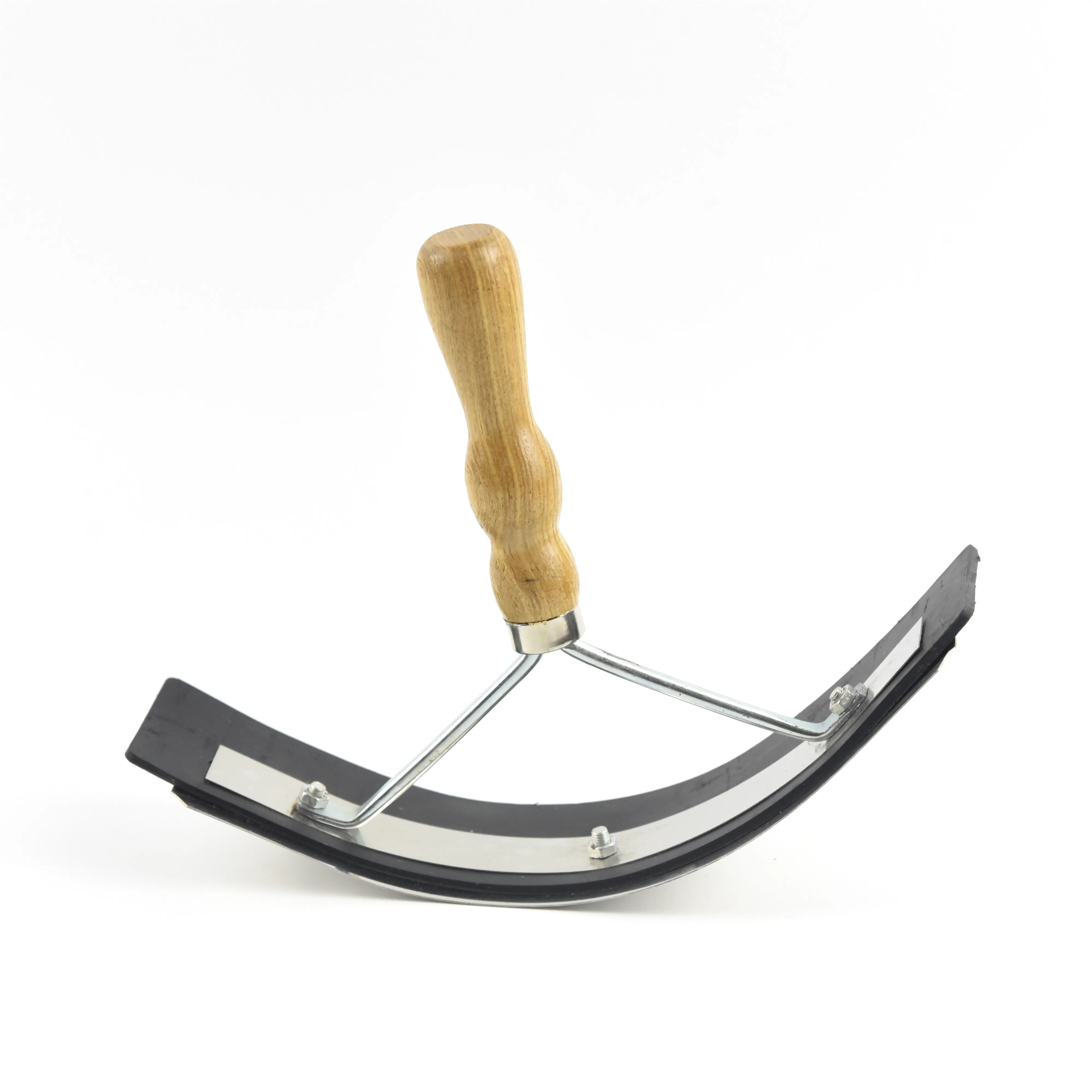 Metal Horse Sweat Scraper with Wooden Handle