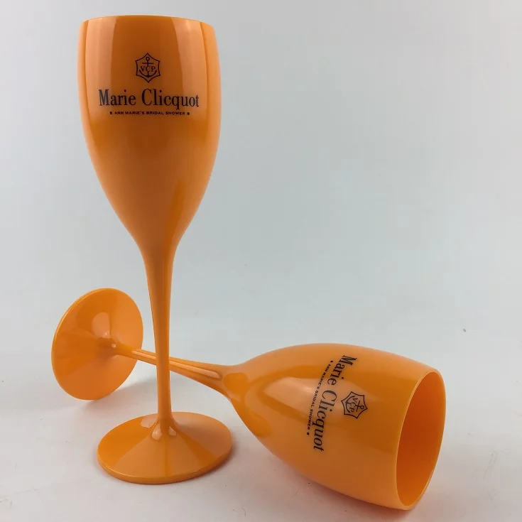 
5oz Plastic Champagne Toasting Flutes for Wedding 