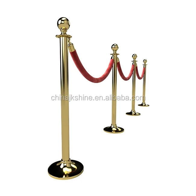 Hollywood Movie Night Red Carpet Oscar Awards Decorations Rope Stanchion/Queue Stanchion Barrier Poles